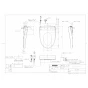 TOTO CS232BM+SH233BA+TCF4734AK ピュアレストQR+アプリコットF3A 取扱説明書 商品図面 施工説明書 ピュアレストQR+アプリコットF3A 商品図面1